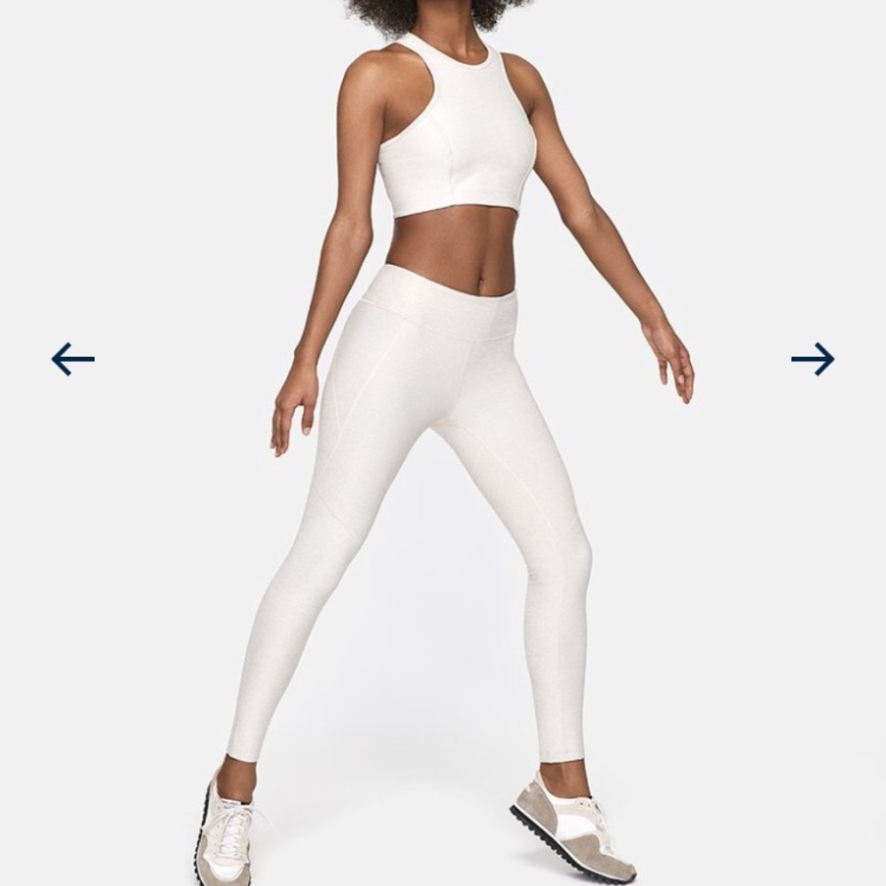 NWOT Outdoor Voices 7/8 Warmup Legging in Oatmeal